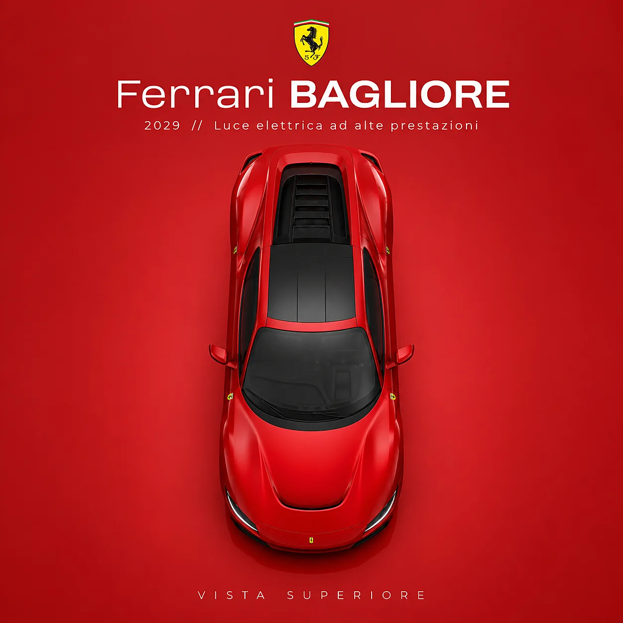 Ferrari Bagliore, vista dall'alto